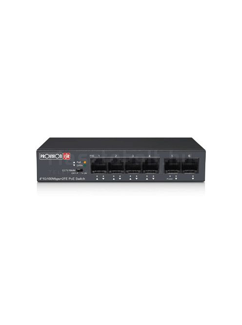 Provision PR-PoES-0460C+2I v.2 POE switch (4 POE port, 63W, 2 uplink)
