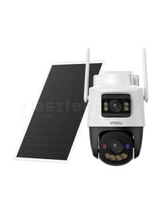   IMOU by Dahua AOV DUAL-10 kamera + napelem (4G, WiFi, 5+5MP, StarLight, FullColor, IR30m, LED30m, 3.6mm, SD, Mikrofon, Hangszóró)