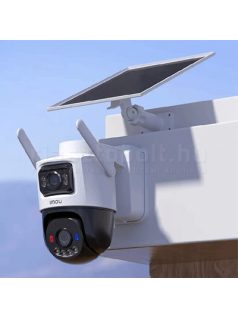   IMOU by Dahua AOV DUAL-10 kamera + napelem (4G, WiFi, 5+5MP, StarLight, FullColor, IR30m, LED30m, 3.6mm, SD, Mikrofon, Hangszóró)