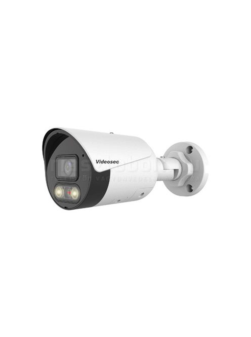 Videosec IPW-2128SAL-28DL cső IP kamera (8MP, StarLight, FullColor, IR30m, LED30m, 2.8mm, POE, SD, Mikrofon)