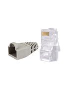 UTP RJ45 krimpelhető csatlakozó törésgátlóval