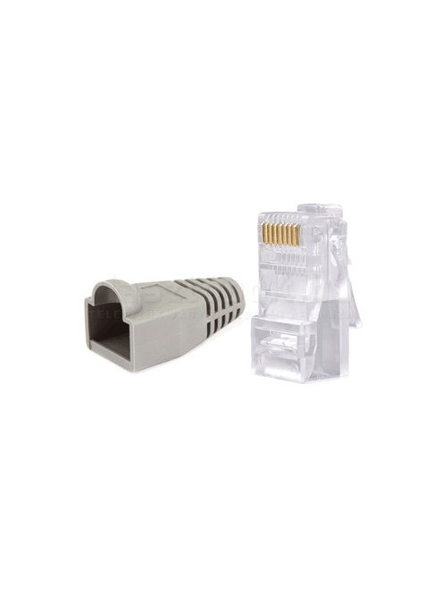 UTP RJ45 krimpelhető csatlakozó törésgátlóval