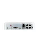 Hikvision HiLook  NVR-104H-D/4P - 4 csatornás NVR beépített POE táppal