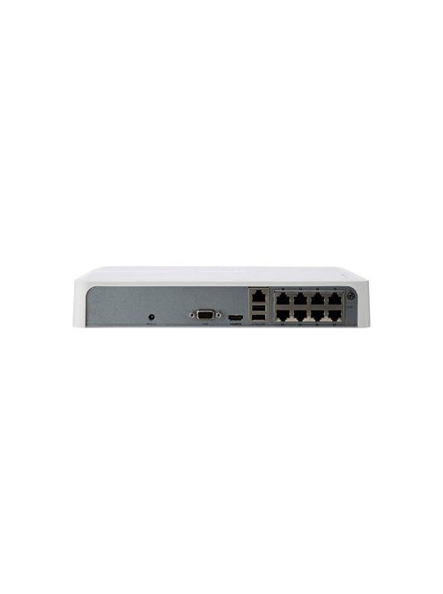 Hikvision HiLook  NVR-108H-D/8P - 8 csatornás NVR beépített POE táppal