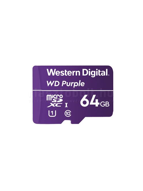 Western Digital WD Purple microSD kártya  64GB