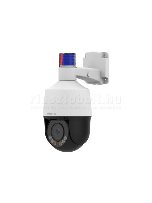 Videosec PTZ-675IQ-X4SWAL forgatható IP kamera (5MP, StarLight, Fullcolor, IR50m, LED10m, Motoros Zoom, POE, WDR, SD, Mikrofon, Intelligens)