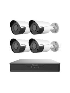   Akciós kameraszett csomag - Videosec Mini-4 CSŐ 4MP (IP kamera + rögzítő)