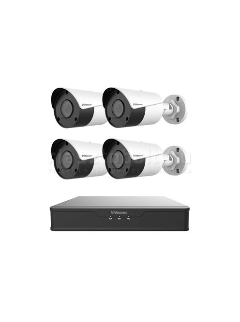 Akciós kameraszett csomag - Videosec Mini-4 CSŐ 4MP (IP kamera + rögzítő)