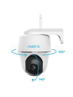   Reolink Argus PT B430 akkumulátoros vezeték nélküli forgatós kamera (WiFi, 5MP, StarLight, IR10m, 2.8mm, SD, Mikrofon, Hangszóró)