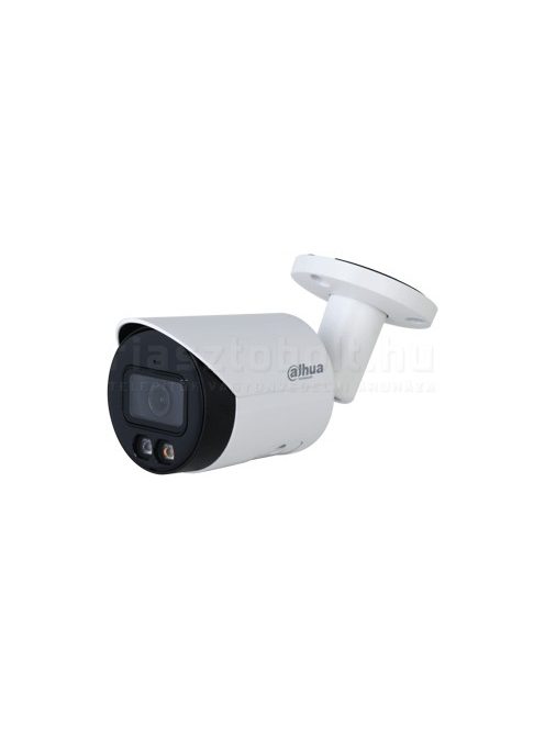 Dahua IPC-HFW2449S-S-IL-0280B cső IP kamera (4MP, StarLight, Fullcolor, IR30m, LED30m, 2.8mm, POE, WDR, SD, Mikrofon)