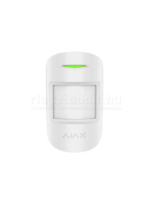 AJAX riasztó - Ajax CombiProtect kombinált mozgásérzékelő PIR + üvegtörés (WH) fehér