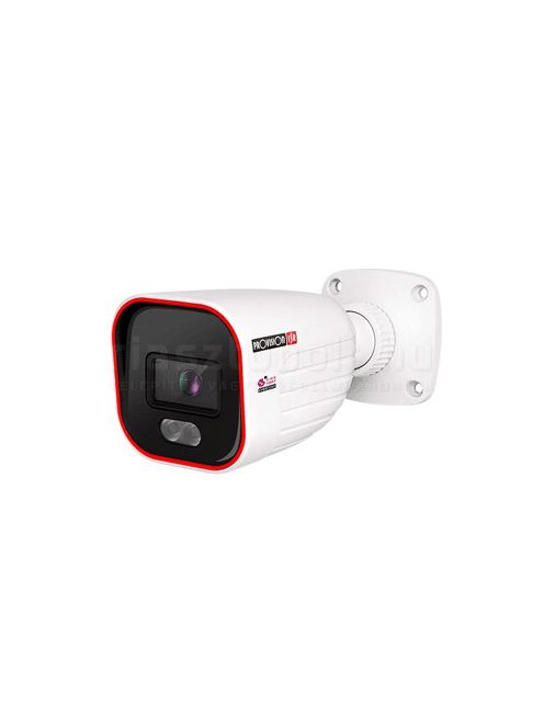 Provision BSH-340PSN-28 cső IP kamera (4MP, IR20m, LED20m, 2.8mm, POE, SD)