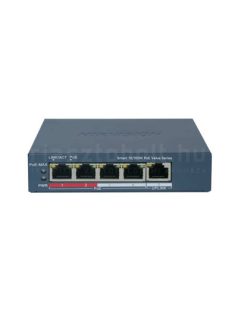   Hikvision DS-3E1105P-EI/M(V2) menedzselhető POE switch (4 POE port, 45W, 1 uplink)