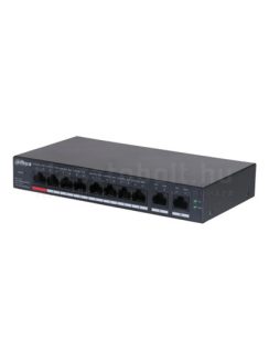   Dahua CS4010-8ET-60 menedzselhető POE switch (8 POE port, 60W, 2 Gigabit uplink)