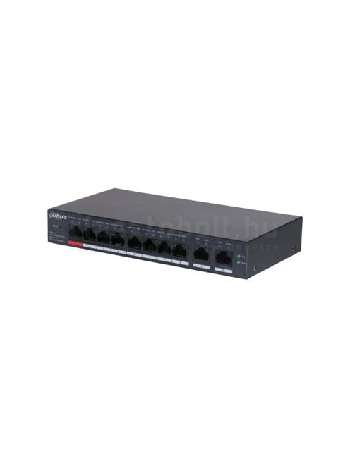 Dahua CS4010-8ET-110 menedzselhető POE switch (8 POE port, 110W, 2 Gigabit uplink)
