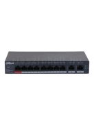 Dahua CS4010-8ET-110 menedzselhető POE switch (8 POE port, 110W, 2 Gigabit uplink)
