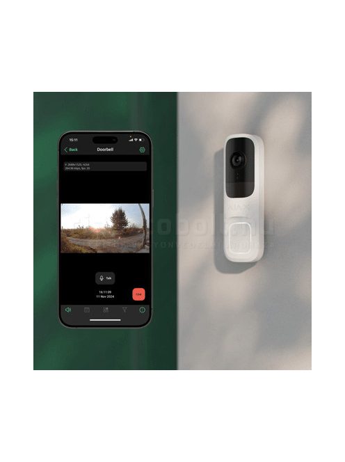 AJAX videó - Ajax DoorBell vezeték nélküli videó kaputelefon