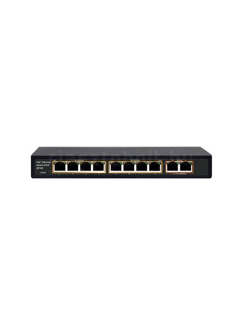 Videosec PS08FE+2GE-V1 POE Gigabit switch (8 POE port, 96W, 2 Gigabit uplink)