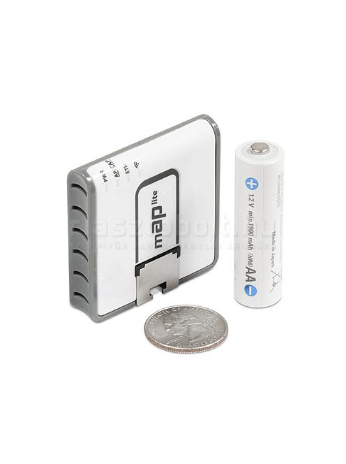 MikroTik mAP Lite mini hozzáférési pont (2.4GHz, Körsugárzó, 2dB, 300Mbit/s)