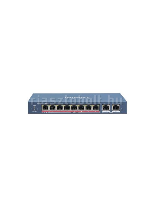 Hikvision DS-3E0310HP-E POE switch (8+2 port, 110W)