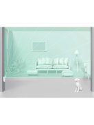 AJAX riasztó - Ajax MotionProtect Curtain függöny mozgásérzékelő PIR (BL) fekete