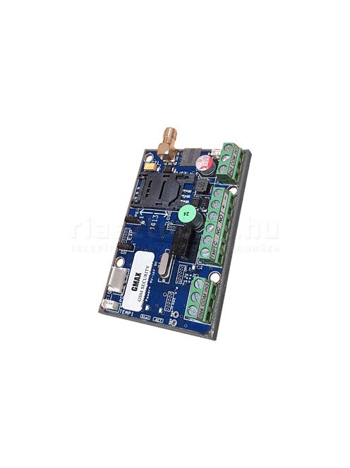 Gmax GSM modul (4G, 5 be, 1 + 1 ki, SMS, Hívás)
