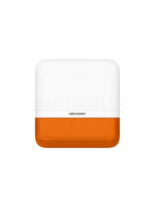 Hikvision riasztó AX Pro AKCIÓS NARANCS kültéri vezeték nélküli sziréna - DS-PS1-E-WE