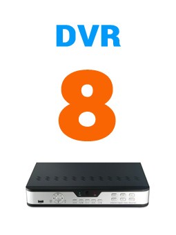 8 csatornás HD analóg DVR