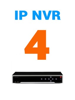 4 csatornás IP NVR